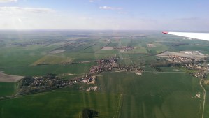 Blick Richtung Leipzig.