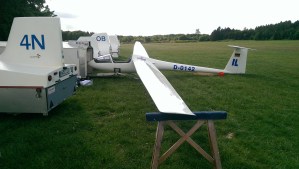 Putzen und Abrüsten.