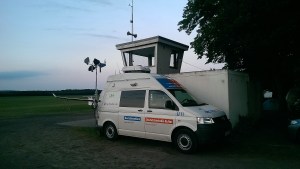 Die Kollegen vom Deutschlandfunk sind auch da, wollen über die BBSW berichten.