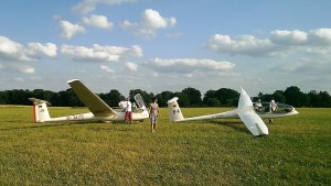 Flugbetrieb in Kammermark.
