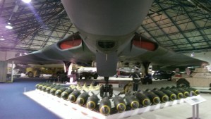 Highlight: Eine Avro Vulcan samt Bombenlast.