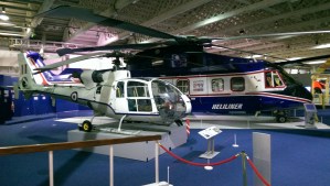 Auch Rotationsgeflügel gibt es zu sehen...