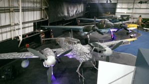 Me 110, Ju 88 und He 111.